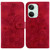 For OnePlus Nord 3 Lily Embossed Leather Phone Case(Red)