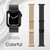 For Apple Watch 38mm Milan Double Magnetic Steel Mesh Watch Band(Color)