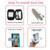 Smartphone Camera Mirror Reflection Clip Selfie Reflector Shooting Supplies, Spec: With Remote Control Black