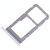 For Motorola Moto G Power 2021 SIM Card Tray + Micro SD Card Tray (Silver)