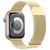 For Apple Watch 6 40mm Milan Double Magnetic Steel Mesh Watch Band(Gold)