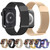 For Apple Watch SE 2022 44mm Milan Double Magnetic Steel Mesh Watch Band(Gold)