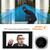 N7 4.5 inch Screen 1080P HD Night Vision Motion Detection Smart Cat Eye Video Doorbell (White)