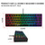 HXSJ V700B+A867 Wired RGB Backlit Keyboard and Mouse Set