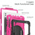 For Samsung Galaxy Tab S9 Ultra / S8 Ultra Silicone + PC Tablet Case(Black+Rose Red) For Samsung Galaxy Tab S9 Ultra / S8 Ultra Silicone + PC Tablet Case(Black+Rose Red)