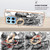 For Honor X8 5G / X6 4G Electroplating Dual-side IMD Phone Case with Ring Holder(Totem Elephant)