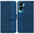 For Honor 90 Lite Geometric Embossed Leather Phone Case(Blue) For Honor 90 Lite Geometric Embossed Leather Phone Case(Blue)