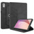 For Lenovo Tab M9 Tree Life Embossed Rotation Leather Tablet Case(Black)