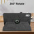 For Lenovo Tab M9 Tree Life Embossed Rotation Leather Tablet Case(Black)