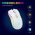 HXSJ T69 4800DPI RGB 2.4GHz Wireless Mouse(White)