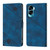 For Honor 90 Lite Skin-feel Embossed Leather Phone Case(Blue)
