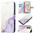 For Honor 90 PT003 Marble Pattern Flip Leather Phone Case(LS006)