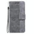 For Honor 90 Geometric Embossed Leather Phone Case(Grey)