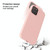 For iPhone 15 Pro Max Liquid Silicone Phone Case(Pitaya)