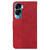 For Honor 90 Lite Geometric Embossed Leather Phone Case(Red) For Honor 90 Lite Geometric Embossed Leather Phone Case(Red)