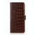 For Honor 90 Crocodile Top Layer Cowhide Leather Phone Case(Brown)