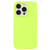 For iPhone 15 Pro Liquid Silicone Phone Case(Brilliant Green)