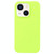 For iPhone 13 mini Liquid Silicone Phone Case(Brilliant Green)