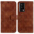 For Xiaomi Poco F5 Pro/Redmi K60/K60 Pro Double 8-shaped Embossed Leather Phone Case(Brown)