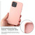 For iPhone 12 / 12 Pro Liquid Silicone Phone Case(Antique White)