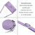 For Tecno Pova 5 Dream Triangle Leather Phone Case with Lanyard(Purple)