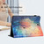 For Samsung Galaxy Tab A 8.0 2015 Sewing Litchi Texture Smart Leather Tablet Case(Oil Painting Tree)