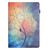 For Samsung Galaxy Tab S7 Sewing Litchi Texture Smart Leather Tablet Case(Oil Painting Tree)