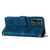 For Tecno Pova 2 Dream Triangle Leather Phone Case with Lanyard(Blue)
