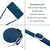 For Tecno Pova 2 Dream Triangle Leather Phone Case with Lanyard(Blue)
