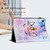 For Samsung Galaxy Tab A7 10.4 2020 Sewing Litchi Texture Smart Leather Tablet Case(Smiling Face)