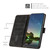 For vivo Y15a / Y15s Dream Triangle Leather Phone Case with Lanyard(Black)