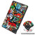 For Realme Pad 2 Custer Painted 3-Fold Holder Smart Leather Tablet Case(Graffiti)