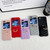 For Samsung Galaxy Z Flip5 5G V-shaped Pattern Leather Ring Holder Shockproof Phone Case(Red)