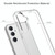 For Samsung Galaxy S23 FE 5G Scratchproof Acrylic TPU Phone Case(Transparent)