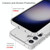 For Samsung Galaxy S23 FE 5G Scratchproof Acrylic TPU Phone Case(Transparent)