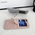 For Samsung Galaxy Z Flip5 5G V-shaped Pattern Leather Ring Holder Shockproof Phone Case(Black)