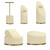4x10.5cm Curved Stud Holder Window Jewelry Display Props Necklace Earrings Ring Jewelry Stand