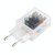 64-222 2A Three USB Transparent Charger, specification: EU Plug