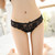 3pcs Sexy Lace Flower Triangle Pants Ladies Bow Low-Waisted Thong(Purple) 3pcs Sexy Lace Flower Triangle Pants Ladies Bow Low-Waisted Thong(Purple)
