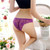 3pcs Sexy Lace Flower Triangle Pants Ladies Bow Low-Waisted Thong(Purple) 3pcs Sexy Lace Flower Triangle Pants Ladies Bow Low-Waisted Thong(Purple)