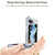 For Samsung Galaxy Z Flip5 GKK MagSafe Airbag Hinge Shockproof Phone Case with Ring Holder(Purple)