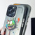For iPhone 13 Double Layer Color Silver Series Animal Oil Painting Phone Case(Labrador)