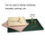 25x25x1.8cm Jewelry Tray Ring Square Empty Plate Earrings Necklace Jewelry Display Tray(Khaki)