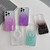 For iPhone 15 MagSafe Glitter Hybrid Clear TPU Phone Case(White)
