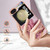 For Samsung Galaxy Z Flip5 Electroplating Marble Dual-side IMD Phone Case(Rose Red 014)