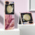 For Samsung Galaxy Z Flip5 Electroplating Marble Dual-side IMD Phone Case(Rose Red 014)