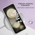 For Samsung Galaxy Z Flip5 Electroplating Marble Dual-side IMD Phone Case(Rose Red 014)