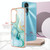 For Honor 90 Lite 5G Electroplating Marble Dual-side IMD Phone Case(Green 003)