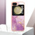 For Samsung Galaxy Z Flip5 Electroplating Marble Dual-side IMD Phone Case(Purple 001)