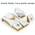 9x4x3.5cm Right Angle Fluted Bracelet Holder Jewelry Display Microfiber Jewelry Props Display Rack